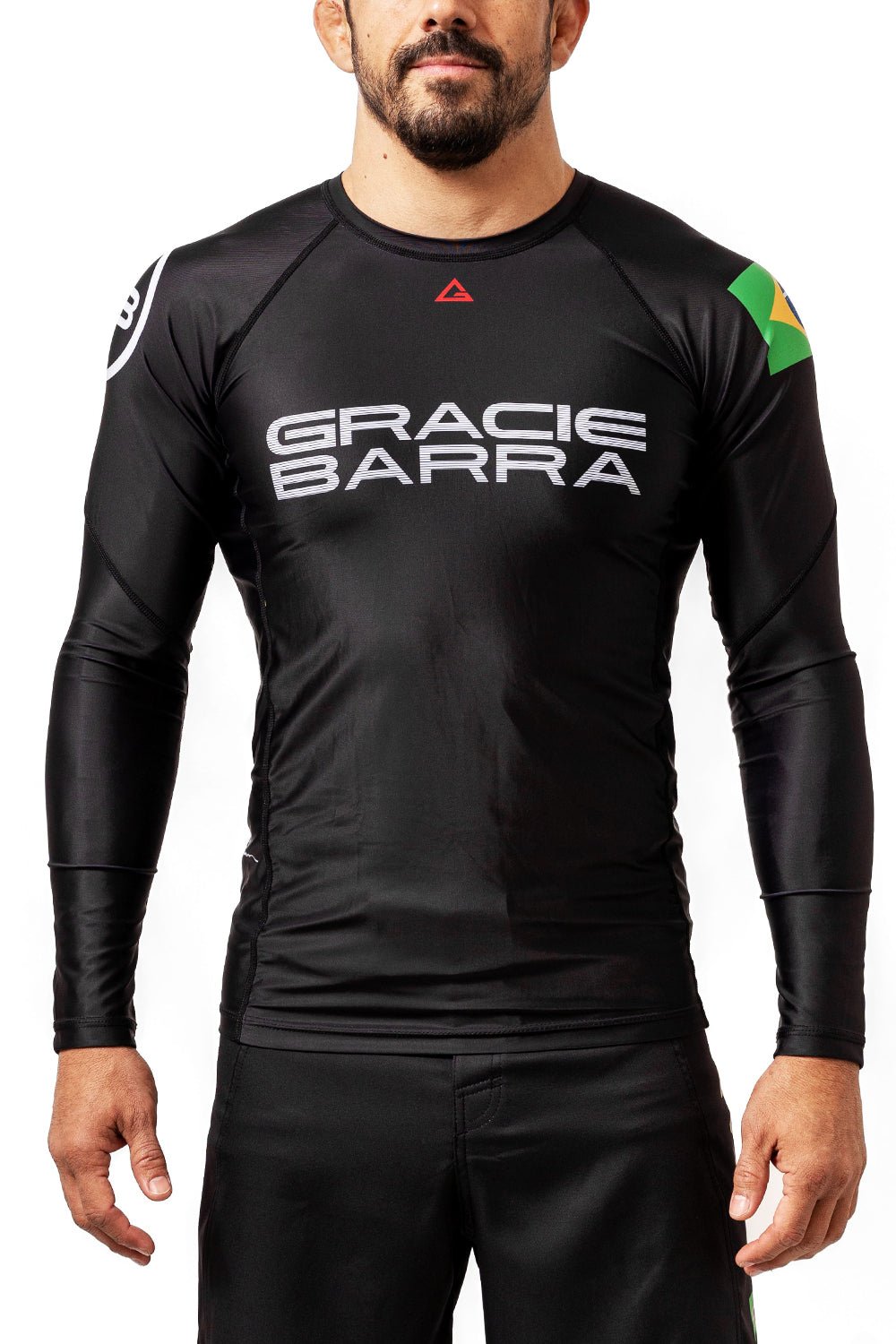 Black Belt Long-Sleeve Rashguard, Shorts, & Spats Set