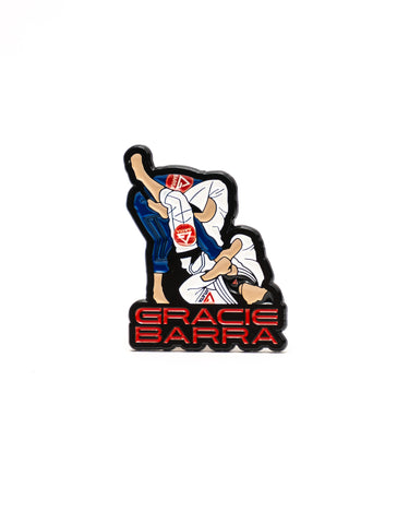 Arm Bar Pin – Red/Blue | Gracie Barra Wear – GB Wear