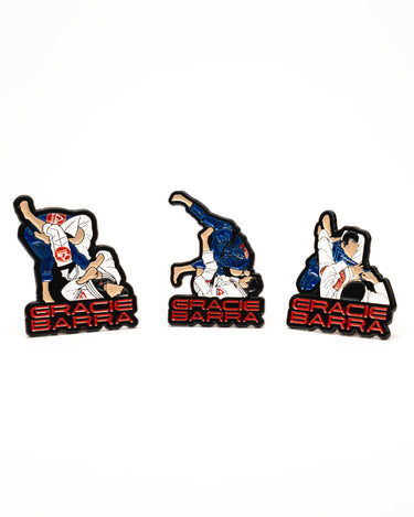 Arm Bar Pin – Red/Blue | Gracie Barra Wear – GB Wear