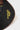 Yellow Arte Suave script embroidered on the black underbrim of the brown Gracie Barra cap, with brown edge piping.