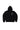 Arte Suave V3 Kids Hoodie in black, front flat lay. Gray Legacy G logo and white 'Arte Suave' script at chest, kangaroo pocket, ribbed hem and cuffs.