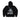 Arte Suave V3 Kids Hoodie in black, back flat lay. Full-back print: white 'Arte Suave' script, gray tonal figure mid-motion, white 'Gracie Barra' wordmark.