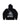 Arte Suave V3 Kids Hoodie in black, back flat lay. Full-back print: white 'Arte Suave' script, gray tonal figure mid-motion, white 'Gracie Barra' wordmark.