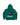 Arte Suave V3 Kids Hoodie in green, back flat lay. Full-back print: white 'Arte Suave' script, tonal figure mid-motion, white 'Gracie Barra' wordmark.