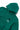 Arte Suave V3 Kids Hoodie in green, angled close-up of the chest print: black Legacy G logo with white 'Arte Suave' script, beside the hood.