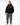 Arte Suave V3 Mens Hoodie in black, front full-length on model with gray pants. Silver Legacy G logo and white 'Arte Suave' chest script, kangaroo pocket.