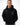 Arte Suave V3 Mens Hoodie in black, three-quarter front on model, hands in the kangaroo pocket. Silver Legacy G logo and white 'Arte Suave' chest script.