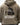 Arte Suave V3 Mens Hoodie in olive, back print close-up: cream 'Arte Suave' script over a black tonal figure, cream 'Gracie Barra' wordmark below.