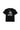 Suave V3 Mens Tee in black, flat lay back view. Full-back print: white 'Arte Suave' script, gray tonal figure, white 'Gracie Barra' wordmark.