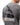 Arte Suave V3 Mens Tee in gray, back view on the model. Full-back print: white 'Arte Suave' script, black tonal figure, white 'Gracie Barra' wordmark.