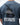 Arte Suave V3 Mens Tee in navy, back print close-up: white 'Arte Suave' script over a black tonal figure, white 'Gracie Barra' wordmark below.