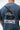 Arte Suave V3 Mens Tee in navy, back print close-up: white 'Arte Suave' script over a black tonal figure, white 'Gracie Barra' wordmark below.