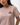 Arte Suave V3 Womens Tee in mauve, chest close-up on the model: black Legacy G logo and white 'Arte Suave' script, with a crew neck.