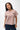 Arte Suave V3 Womens Tee in mauve, front view on the model. Chest print: black Legacy G logo above white 'Arte Suave' script.