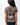 Arte Suave V3 Womens Tee in mocha, back view on the model. Full-back print: white 'Arte Suave' script, dark tonal figure, white 'Gracie Barra' wordmark.