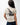 Arte Suave V3 Womens Tee in natural, three-quarter back view. Full-back print: white 'Arte Suave' script, black tonal figure, white 'Gracie Barra' wordmark.