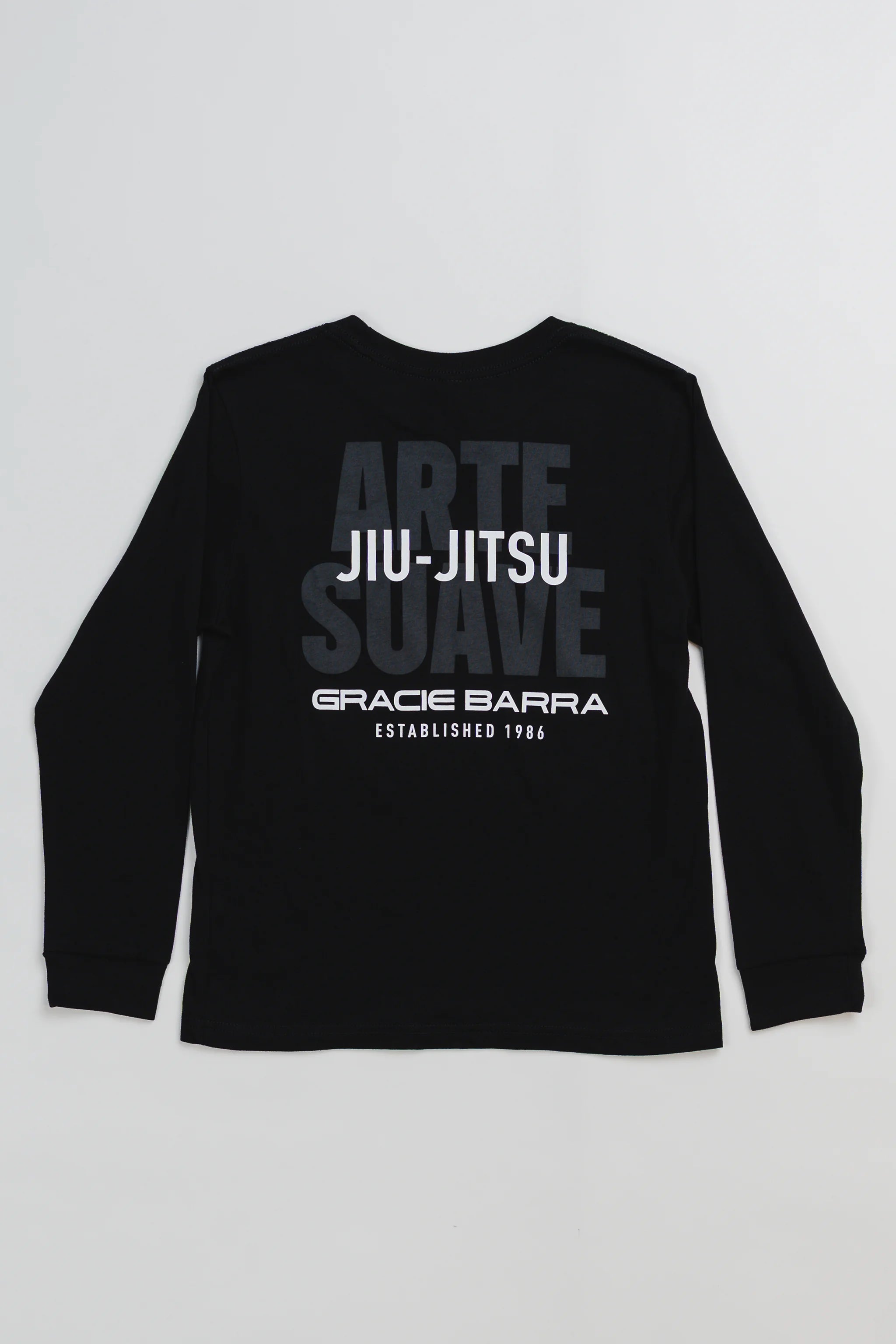 Arte Suave Youth Long Sleeve Tee - Black
