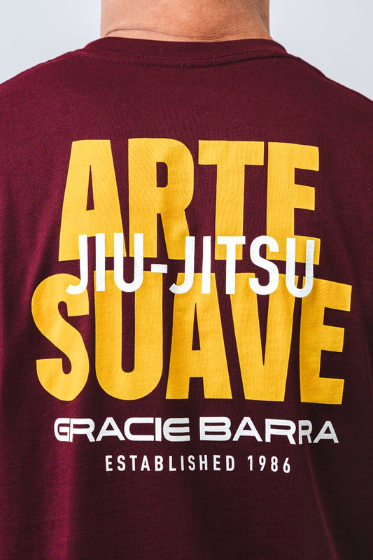 Arte Suave Mens Tee - Maroon