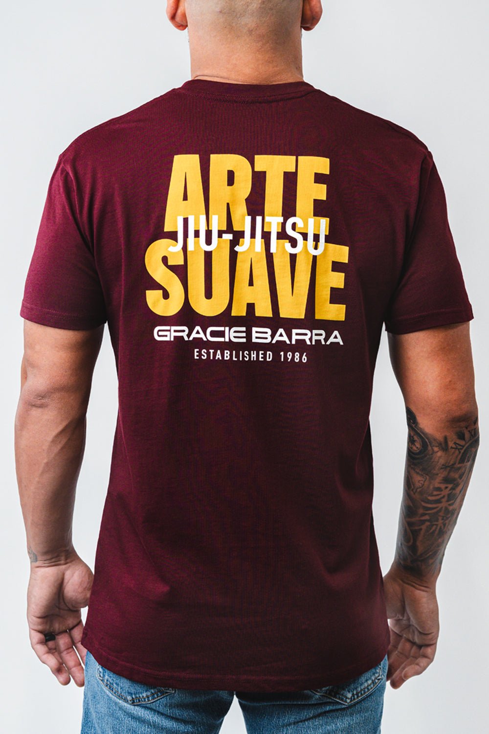 Arte Suave Mens Tee - Maroon