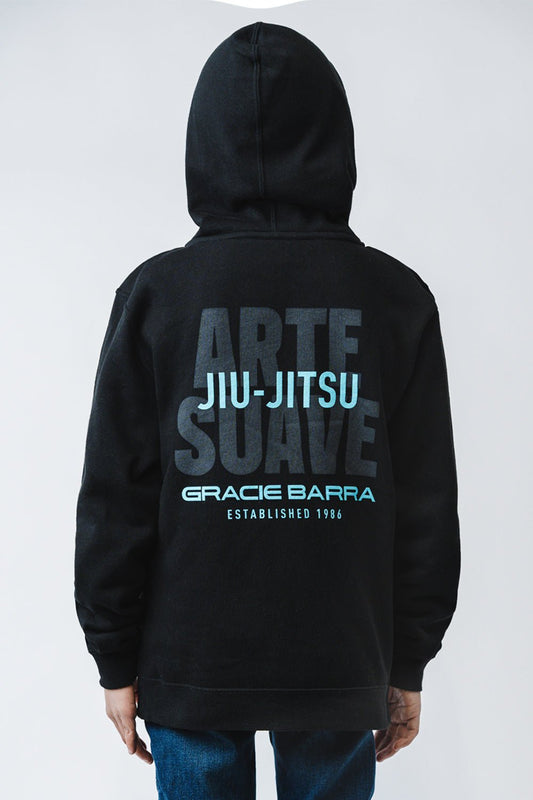 Arte Suave Youth Zip Hoodie - Black