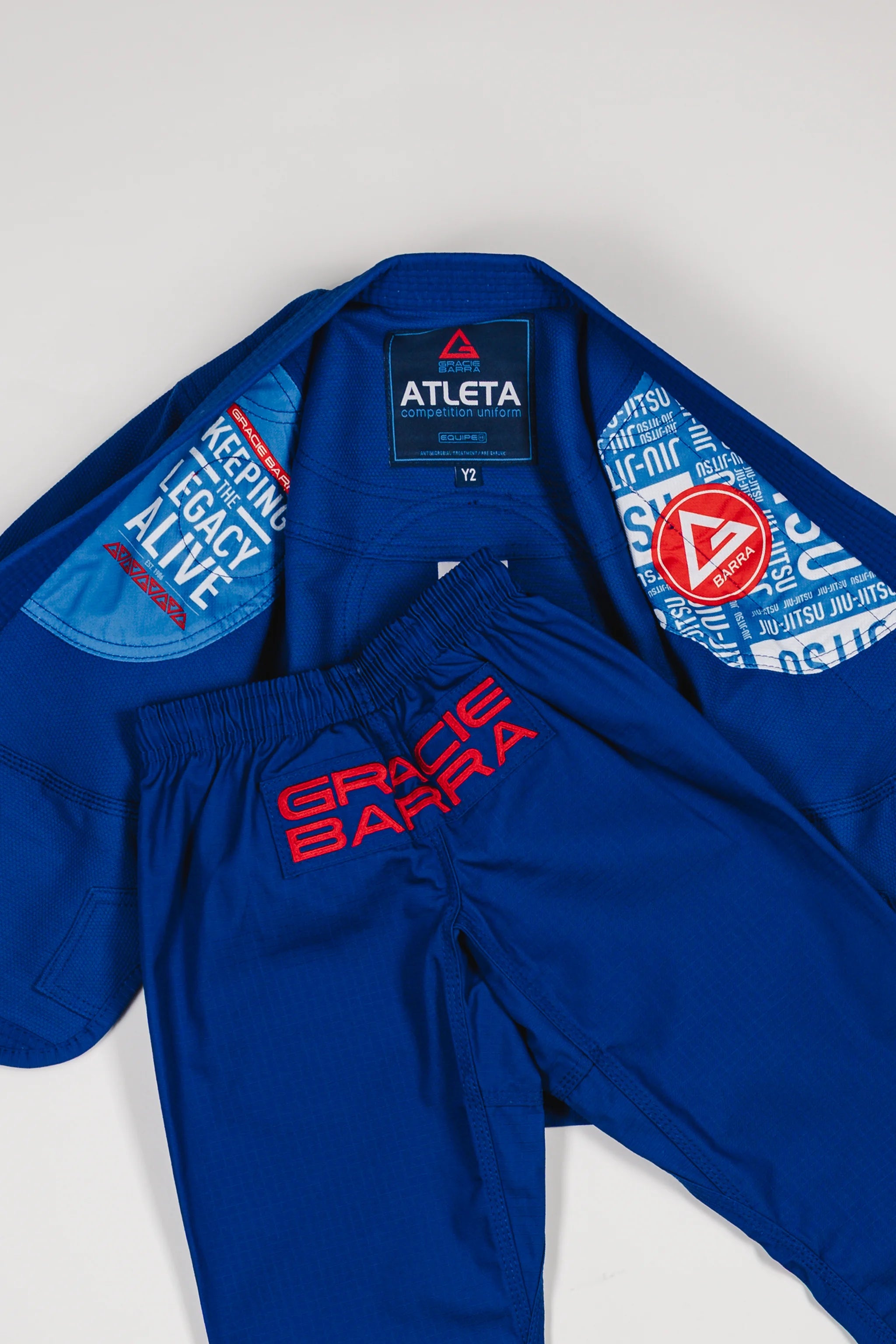 AtletaGB V4 Youth Kimono - Blue
