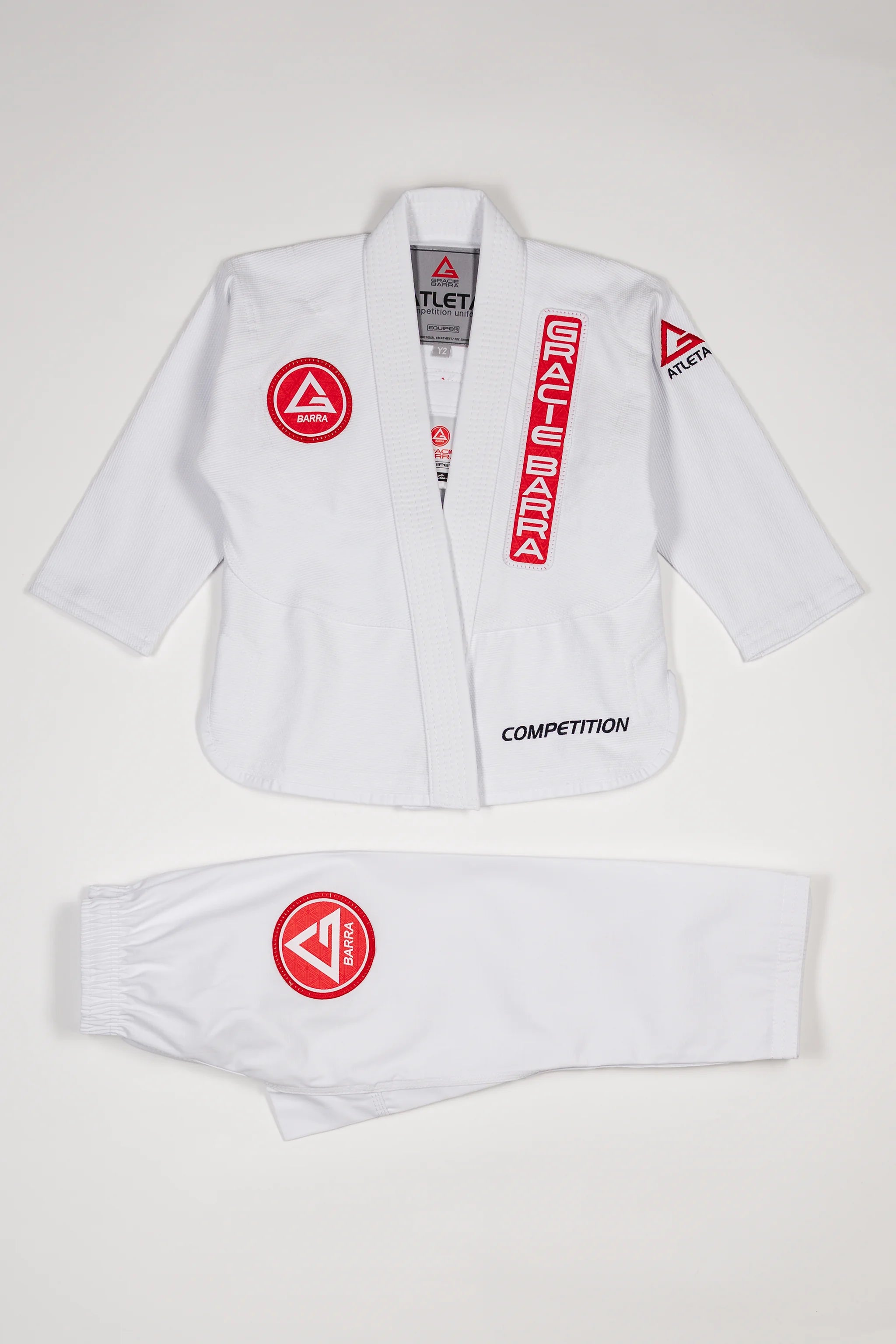 AtletaGB V4 Youth Kimono - White