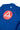 Close-up of blue Gracie Barra Axis Kimono by adidas back showing large Red Shield logo and adidas mark below the collar