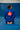Back of the blue Axis Womens Kimono by adidas with the red circular Gracie Barra Carlos Gracie Jr. patch and white adidas logo.