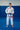 Womens Axis Kimono by adidas in white, full front view with the red Barra shield chest patch and gray Gracie Barra lapel embroidery.