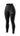 Black Balance Leggings, front three-quarter view, high-rise waistband, with a white Legacy G logo on the right thigh.