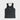 Black Gracie Barra Barra Da Tijuca Terra Mar tank top with a tonal gray stacked Gracie Barra chest logo and scoop neckline, front flat lay