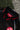 Interior collar detail of the black Barra Origins kids' jersey with the red Gracie Barra woven label, Jiu-Jitsu taping, and ESTD 1986 embroidery.
