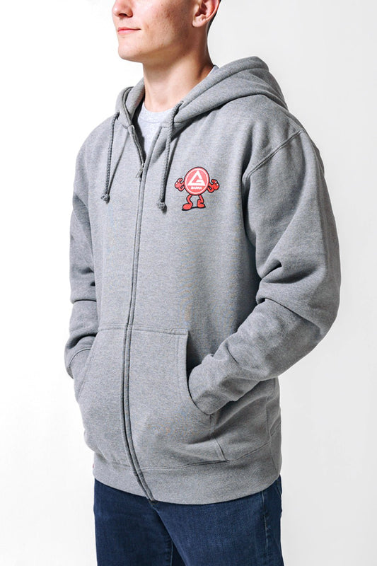 Barrinha Mens Zip Hoodie - Grey