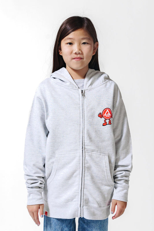 Barrinha Youth Zip Hoodie - Grey