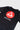 Red Gracie Barra Equipe logo across the upper back of the kids black Close Contact rashguard