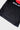 Tonal striped side panel and flatlock stitching along the hem of the black Close Contact rashguard