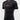 Black Gracie Barra Close Contact rashguard front view with red chest logo and raglan sleeve seams