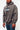 GB Collage Roots Mens Hoodie - Warm Grey