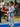 Young Gracie Barra student in a white kimono waving on the CompNet competition mat, with a red Barra Shield on the pant leg.