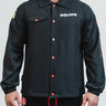 Equipe Button Down Windbreaker - Black