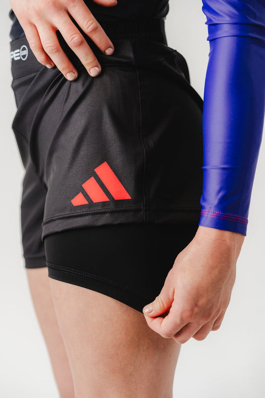 GB Performance Womens Training Shorts by Adidas - Black