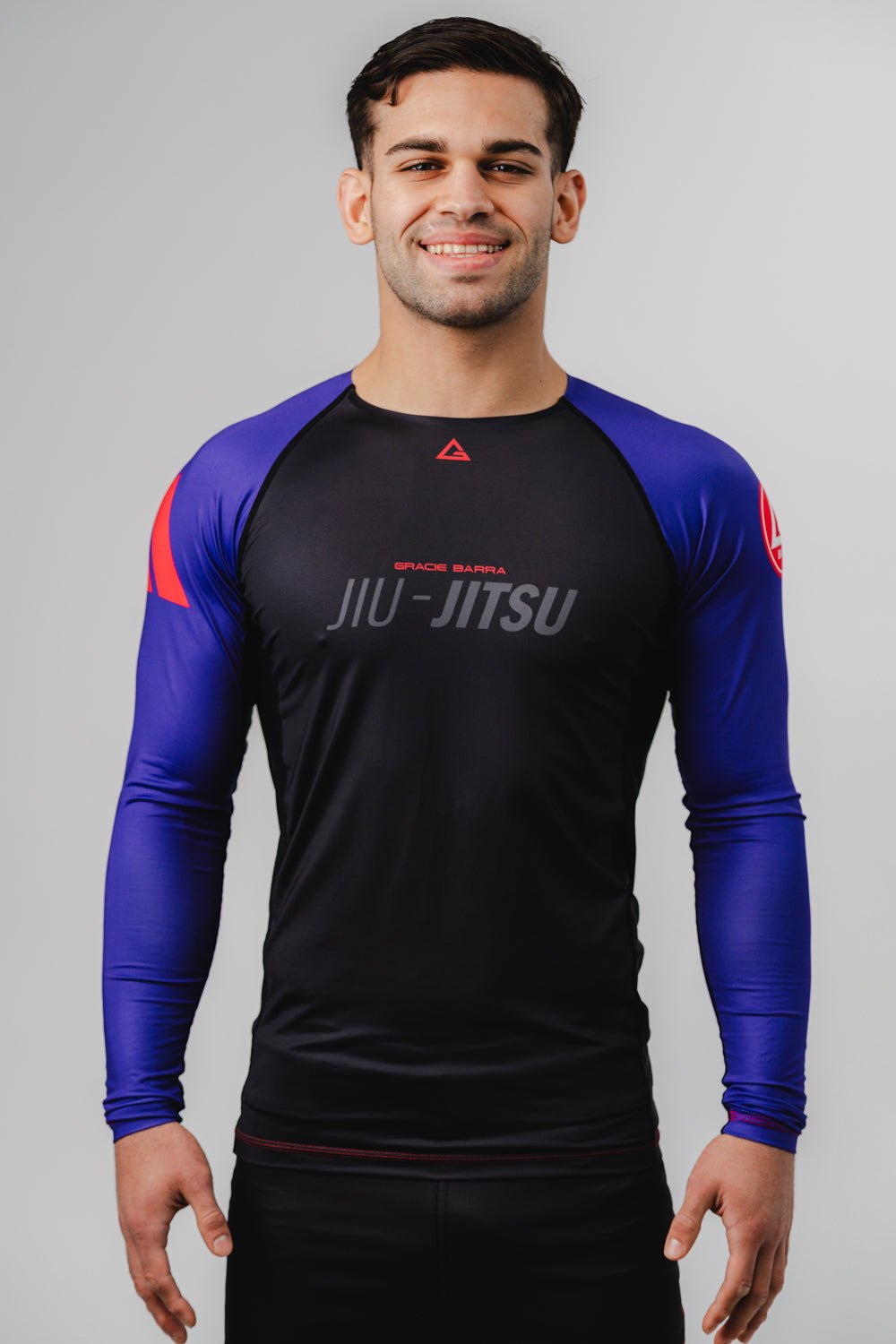 GB Performance L/S Ranked Rashguard by Adidas - Purple