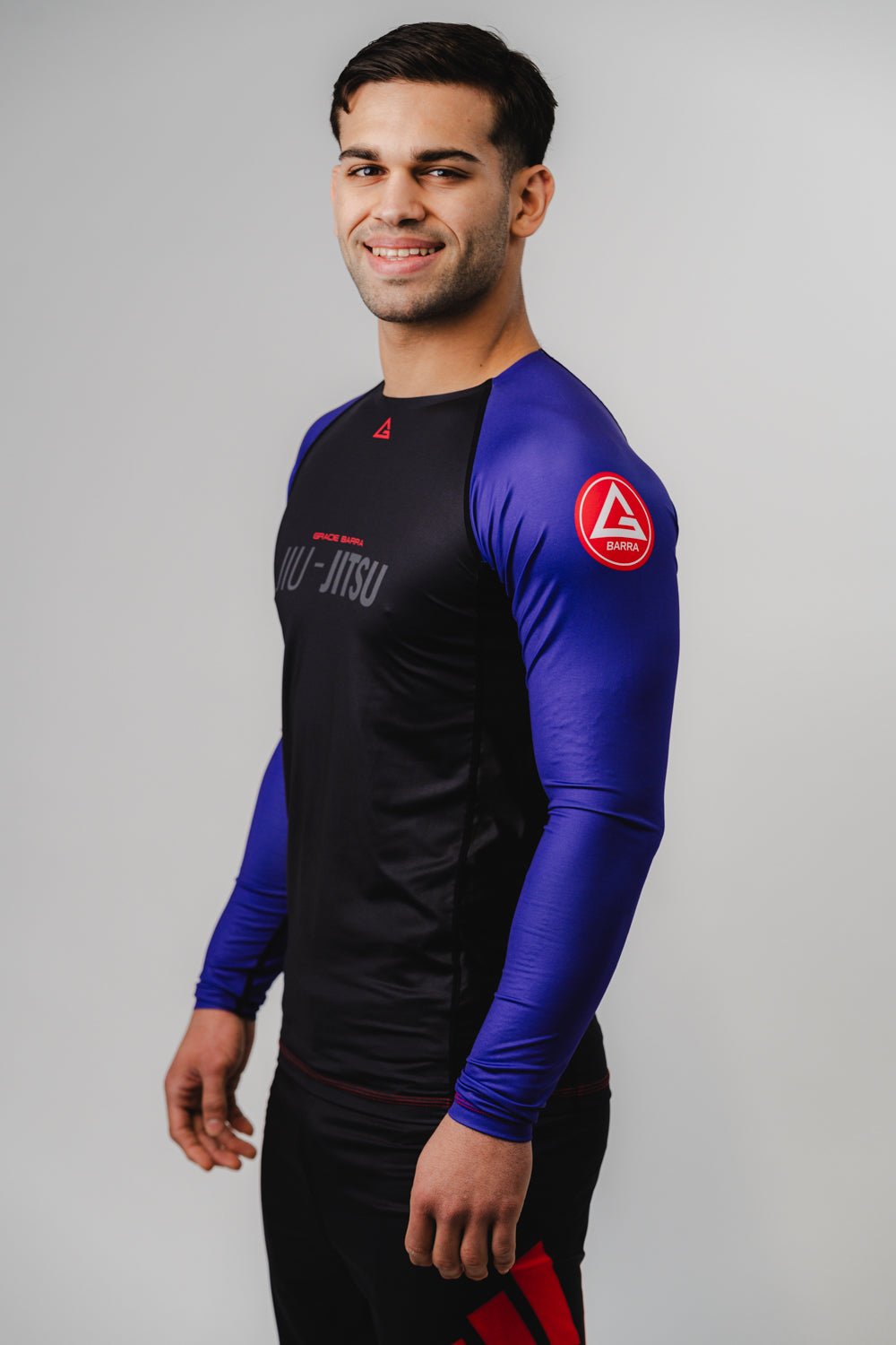 GB Performance L/S Ranked Rashguard by Adidas - Purple