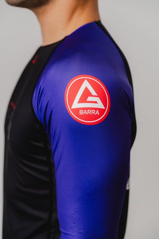 GB Performance L/S Ranked Rashguard by Adidas - Purple