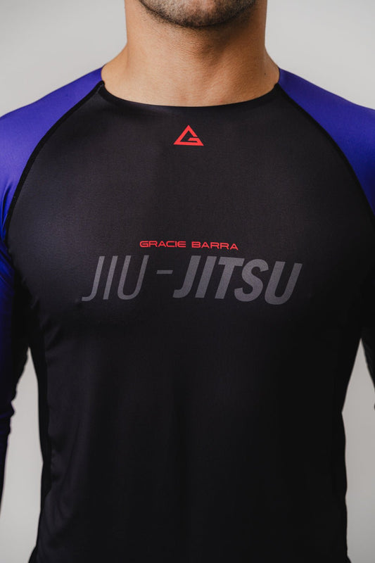 GB Performance L/S Ranked Rashguard by Adidas - Purple