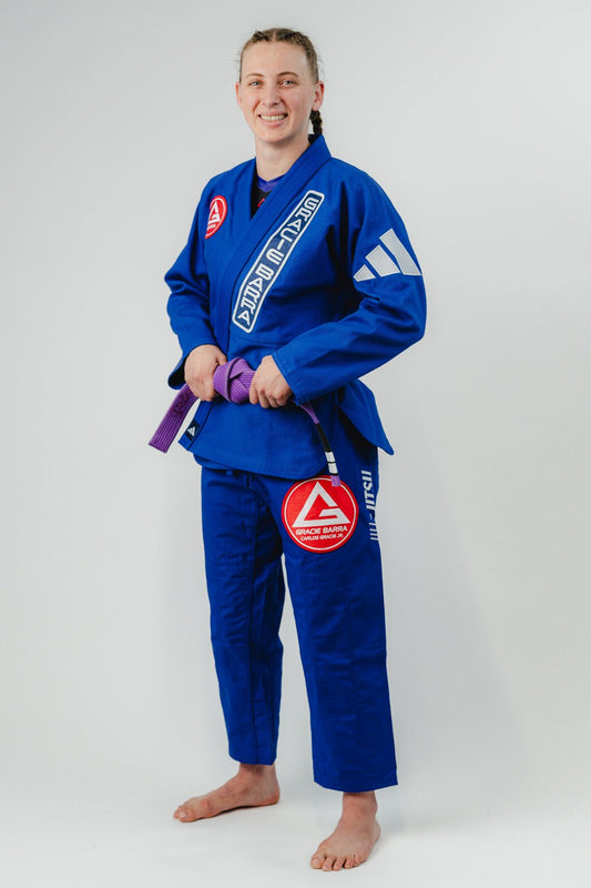 GB Performance Womens Kimono by Adidas - Blue