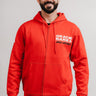 GB Comp Team Zip Hoodie by Adidas - Red