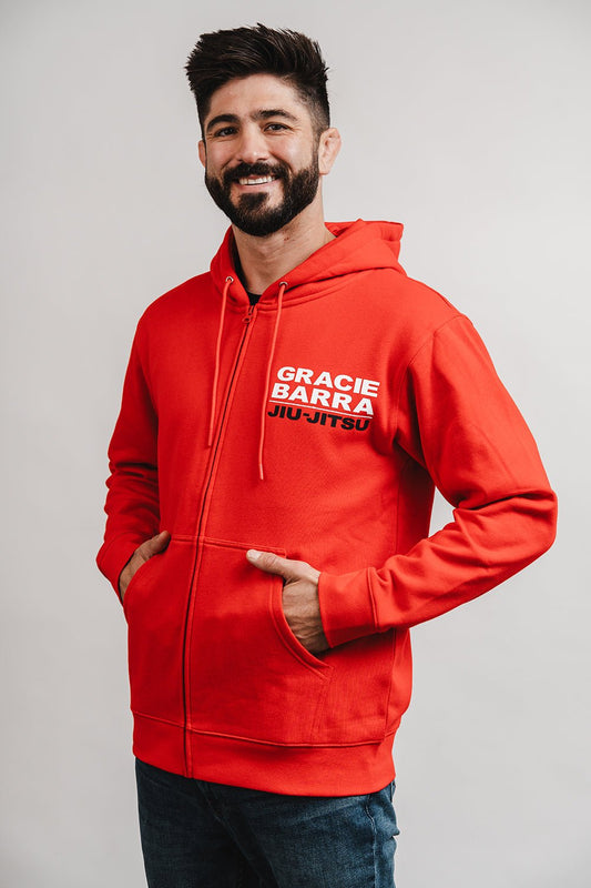 GB Comp Team Zip Hoodie by Adidas - Red