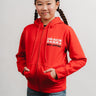 GB Comp Team Youth Zip Hoodie by Adidas - Red