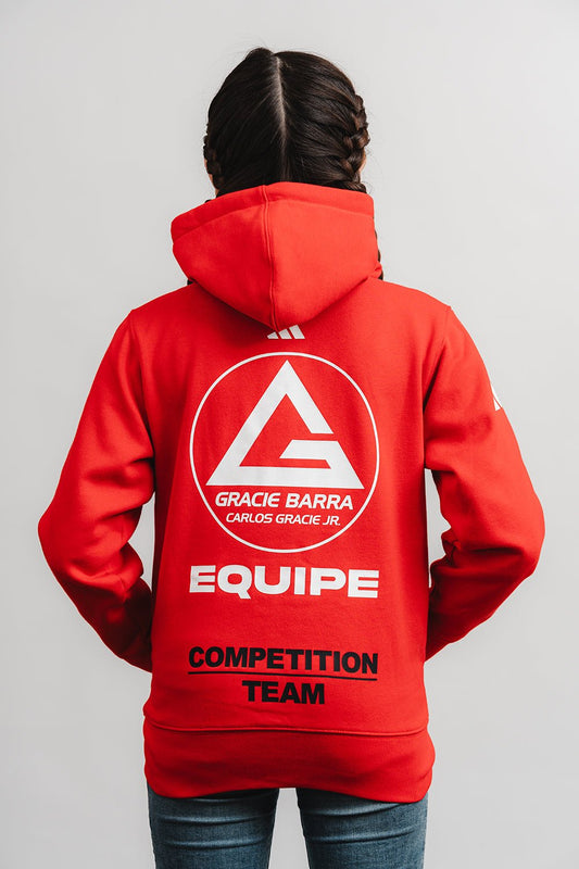 GB Comp Team Youth Zip Hoodie by Adidas - Red